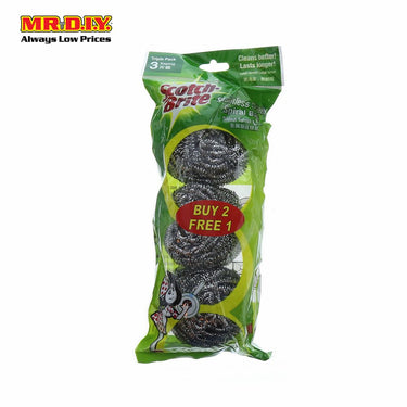 SCROTCH-BRITE Stainless Steel Spiral Ball