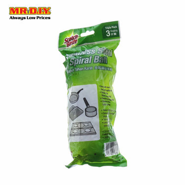 SCROTCH-BRITE Stainless Steel Spiral Ball