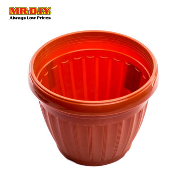 ELIANWARE Plastic Round Flower Pot (19cm x 16cm)