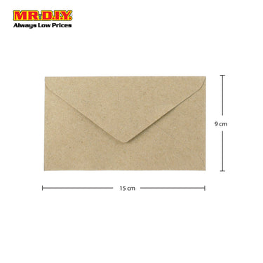 (MR.DIY) Fiber Recycled Euro Flap Envelope (25pcs)