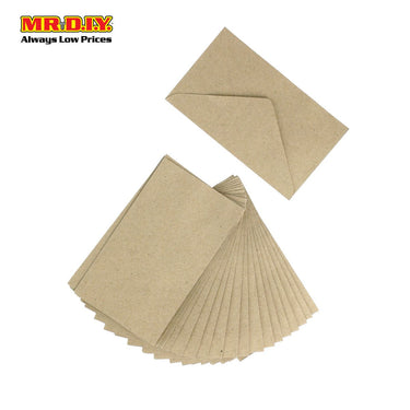 (MR.DIY) Fiber Recycled Euro Flap Envelope (25pcs)