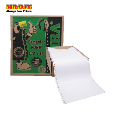 AKIRA 1 Ply 2UP Computer Form 9.5 x 11 Inch (1000 Sheets)