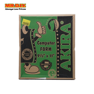 AKIRA 2 Ply NCR Computer Form 9.5 x 11 Inch (400 Sheets)