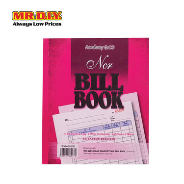 NCR 2 Ply Bill Book (40 Sheets)