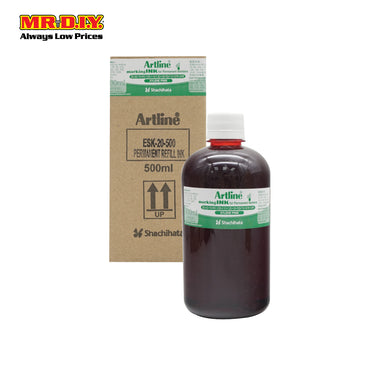 (MR.DIY) Artline Red Permanent Marker Refill (500ml)