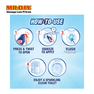 HARPIC Power Plus (450ml x 2) Disinfectant Toilet Bowl Cleaner