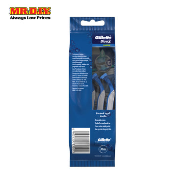 Gillette Blue Simple 3 Disposable Razors 4 count 