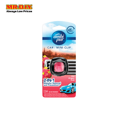 Ambi Pur Car Mini Clip Thai Dragon Fruit Car Air Freshener 2.2 ml