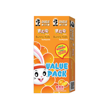 DARLIE Value Pack Bunny Kids Orange Toothpaste (2pcs x 40g)