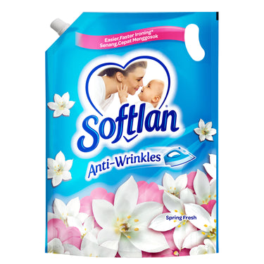 Softlan Spring Fresh Fabric Softener (1.6L) Refill-Blue
