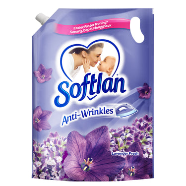 Softlan Lavendar Fresh Fabric Softener 1.6L Refill-Lavendar