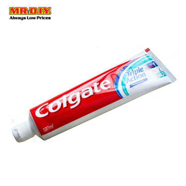 COLGATE Twin Pack Triple Action Toothpaste Original Mint (2 x 175g)