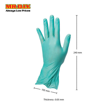 TOP GLOVE Biogreen Biodegradable Nitrile Gloves (Size: L)