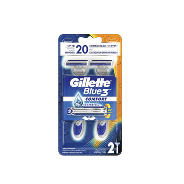 GILETTE Blue 3 Comfort Men's Disposable Razor (2pcs)