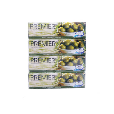 PREMIER Facial Tissue 1 Ply  (4 Boxes X 90's)