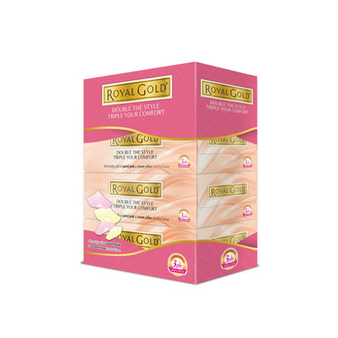 ROYAL GOLD Tone Facial Tissue - 3 ply (4 x 80s)
