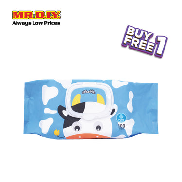 ANAKKU Kids Character Wet Wipes Tissue (100pcs)