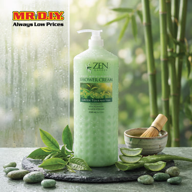 ZEN Green Tea & Aloe Vera Body Wash - 2.1 Liter (Extra Free 100ml)