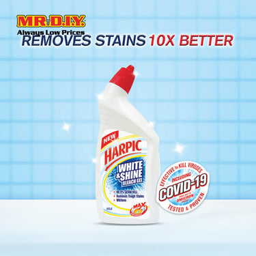 HARPIC White & Shine Bathroom Cleaner Spray 500ml x 2, 10X Actions Toilet Cleaner