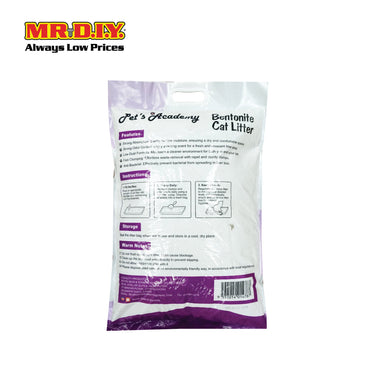 (MR.DIY) Pets Academy Lavender Scented Cat Bentonite Litter 12L