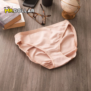 OXWHITE Women Comfy Bikini Panties- Beige