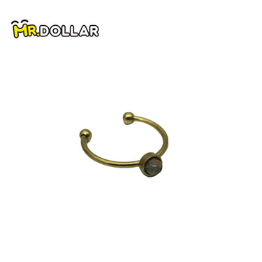 [Limited Edition] HIAS JEWELLERY Dainty Finger Gold Ring With Stone