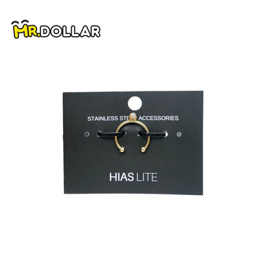 [Limited Edition] HIAS JEWELLERY Dainty Finger Gold Ring With Stone