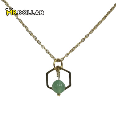 HIAS JEWELLERY Gold Bracelet with Coloured Stones (Green/White/Red)