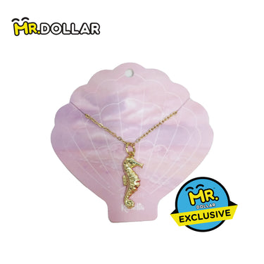 HIAS JEWELLERY Pearl Life Gold Necklace with Pendant (SF,P,SS,SH) - Seashell