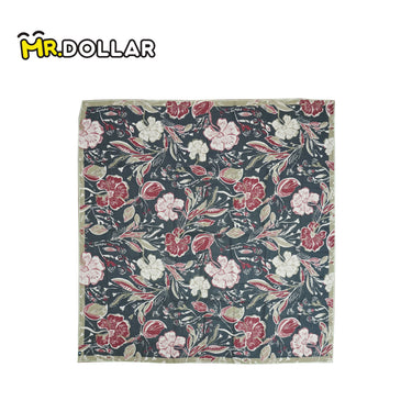 NAELOFAR Petal Cotton Chiffon Square In Hijab Bawal (45inch)