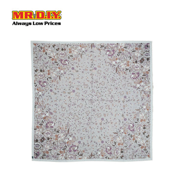 NAELOFAR Floral Cotton Chiffon Square In Hijab Bawal (45inch)