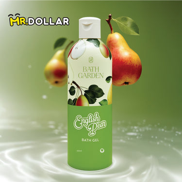 [LIMITED EDITION] NEW BATH GARDEN Softening & Brightening Bath Gel Body Wash (300ml) English Pear