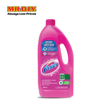VANISH Fabric Clothes Oxi Action Stain Remover Pink Liquid 500ml