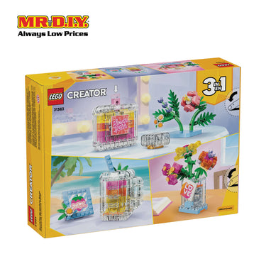 LEGO Floral Decor Perfume Bottle 31383 | Creator 3-in-1
