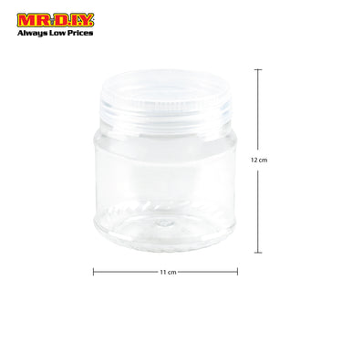 (MR.DIY) Plastic Round Shape Container (12cm)