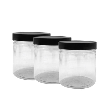 [VALUE PACK] (MR.DIY) Durable  Plastic Jar Container [300ml] (3pcs)