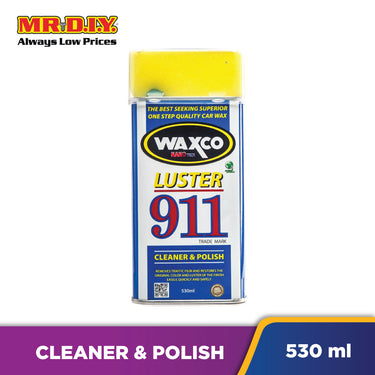 (MR.DIY) WAXCO Nano Tech Luster 911 Trade Mark Cleaner & Polish (530ml)