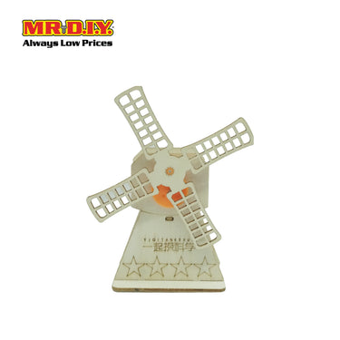 STEM Handmade Science Tinkering Kids Toys Hand Cranked Windmill