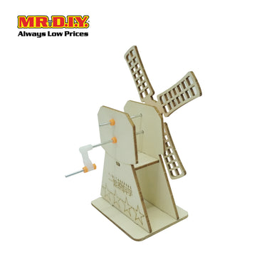 STEM Handmade Science Tinkering Kids Toys Hand Cranked Windmill