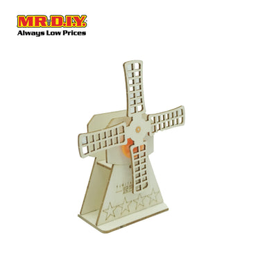 STEM Handmade Science Tinkering Kids Toys Hand Cranked Windmill