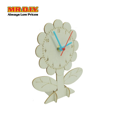 STEM Handmade Science Tinkering Kids Toys Sunflower Clock