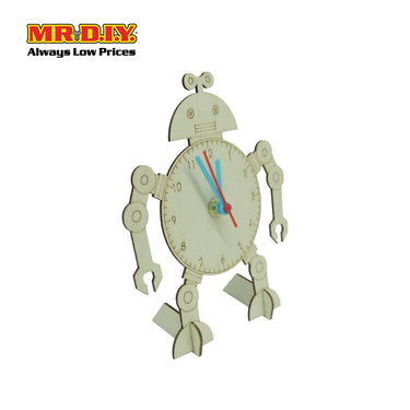 STEM Handmade Science Tinkering Kids Toys Robot Clock