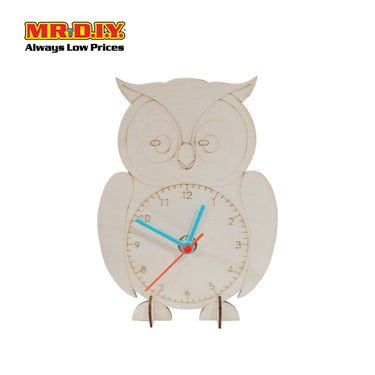 STEM Handmade Science Tinkering Kids Toys Owl Clock