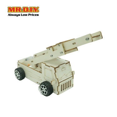 STEM Handmade Science Tinkering Kids Toys Fire Ladder Truck