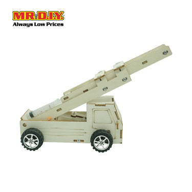 STEM Handmade Science Tinkering Kids Toys Fire Ladder Truck