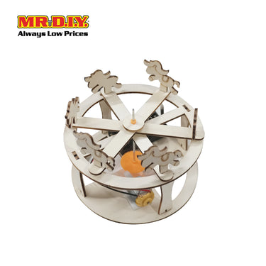 STEM Handmade Science Tinkering Kids Toys Carousel