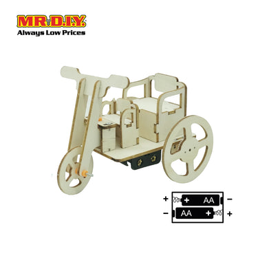 STEM Handmade Science Tinkering Kids Toys Electric Tricycle