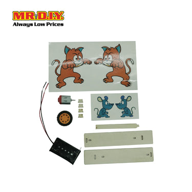 STEM Handmade Science Tinkering Kids Toys Cat and Mouse