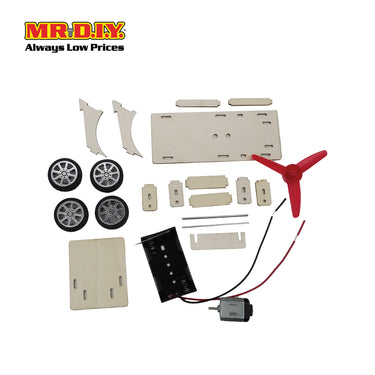 STEM Handmade Science Tinkering Kids Toys Wind Off-Road Vehicle Car