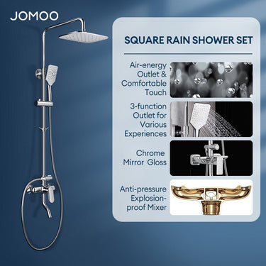 JOMOO Air-Boost Pressure Rain Shower Set 36453-592/1B-1